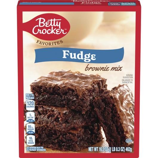 Brownie mix hot sale recipe box