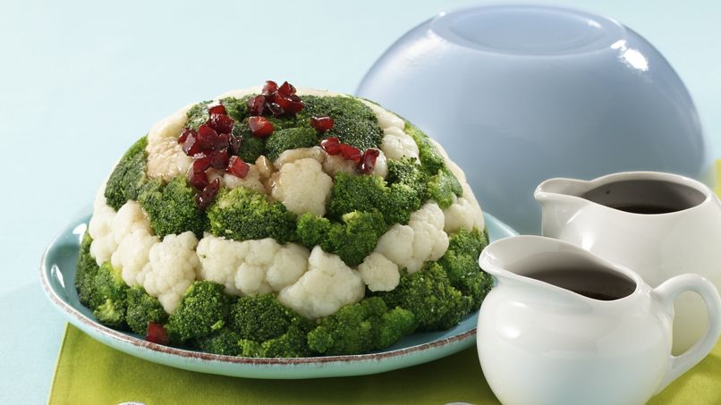 Cauliflower and Broccoli Molded Salad