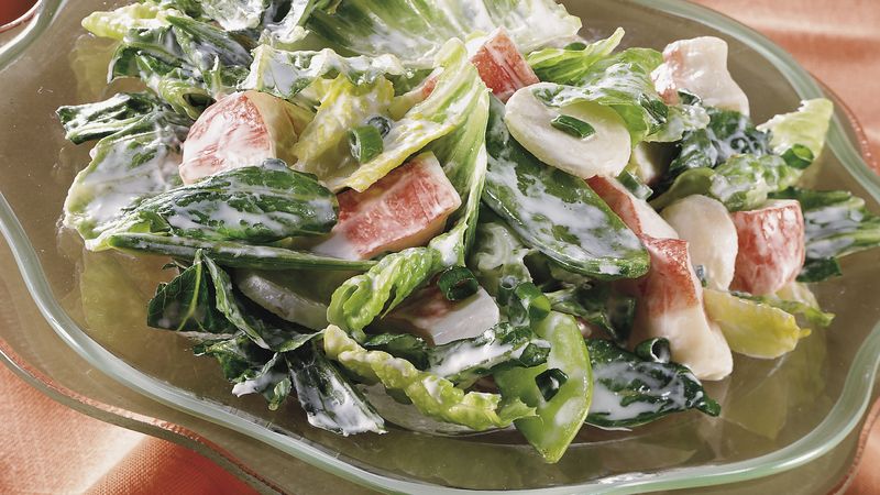 Make-Ahead Layered Seafood Salad