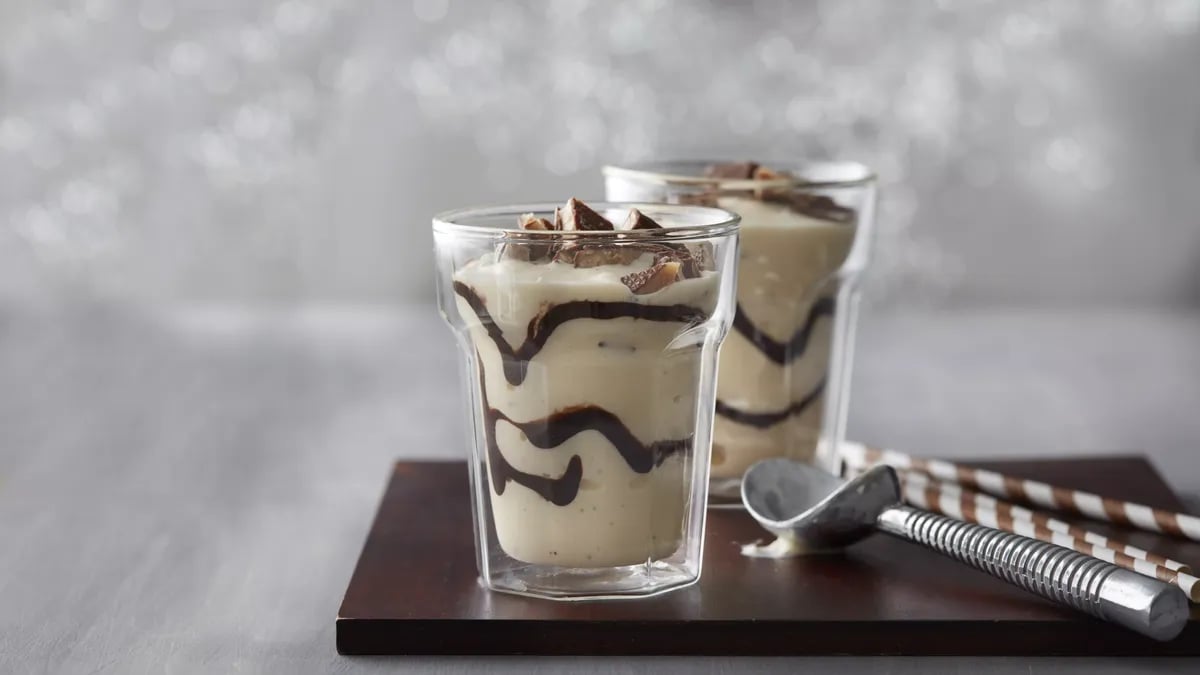 Eggnog-Toffee Milkshakes