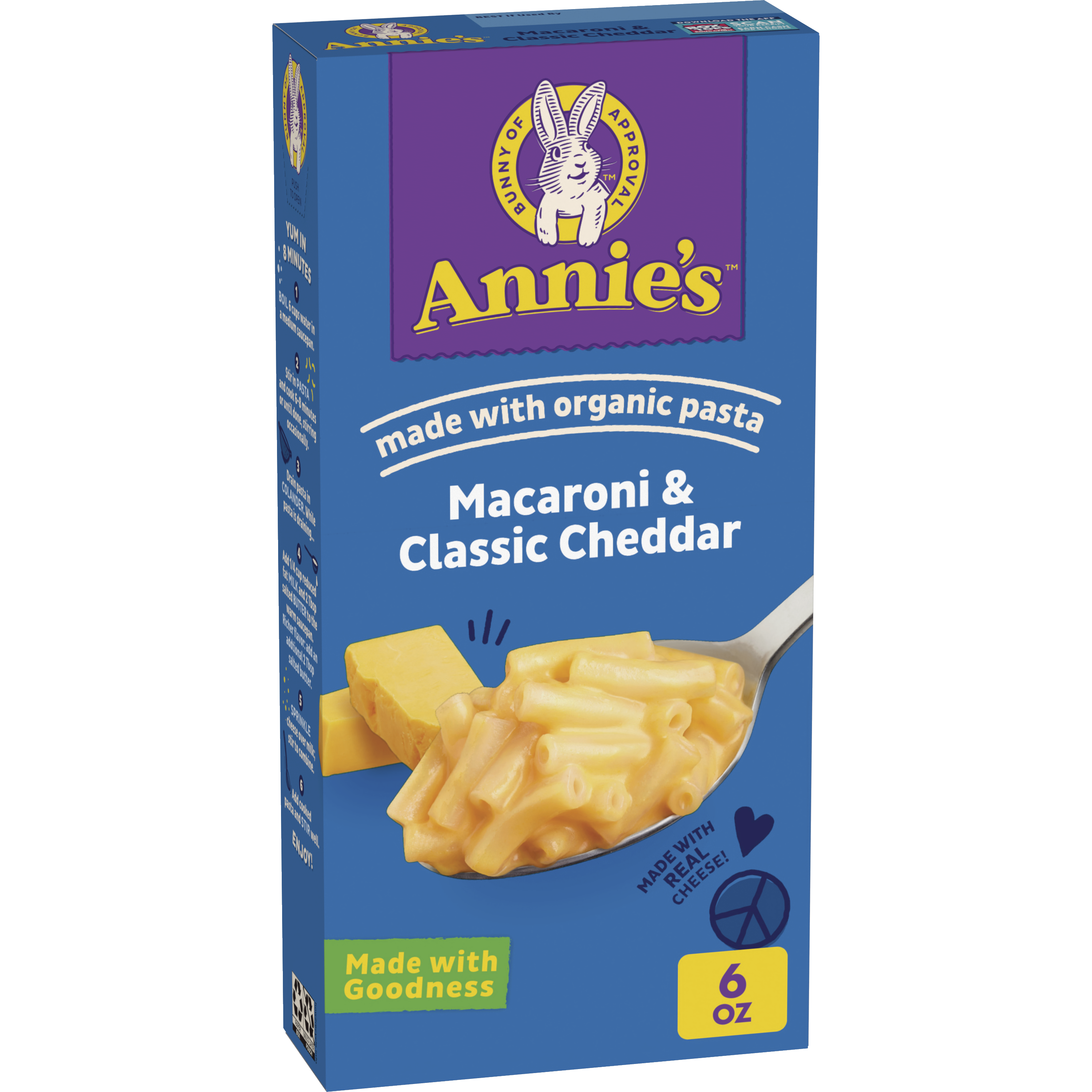 Classic Cheddar Mac Cheese Annie's Homegrown
