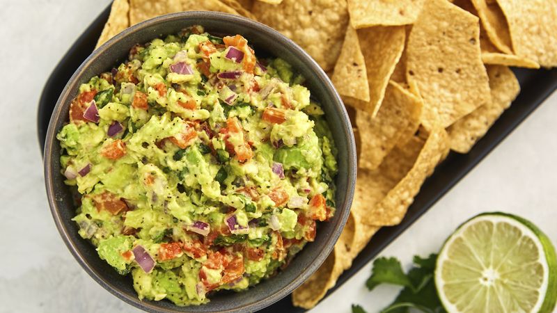 Roasted Red Pepper Guacamole