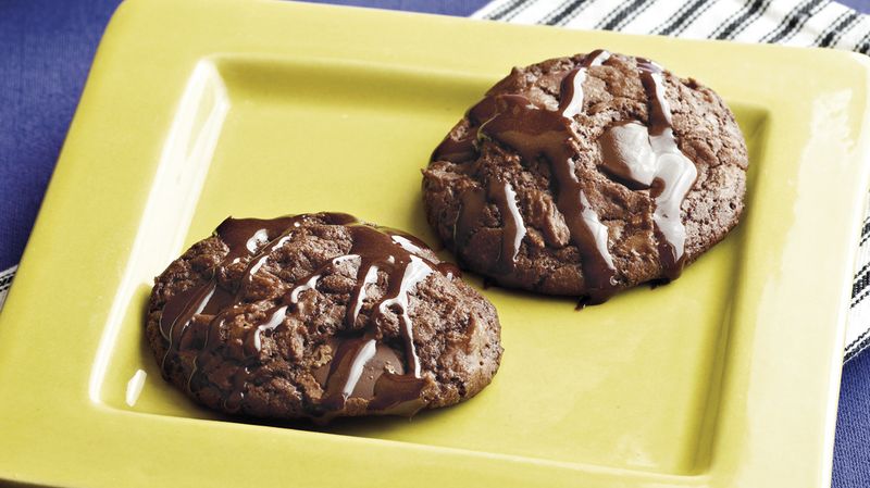 Black Magic Brownie Cookies