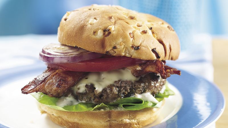 Tastiest Cheddar-Bacon Burgers