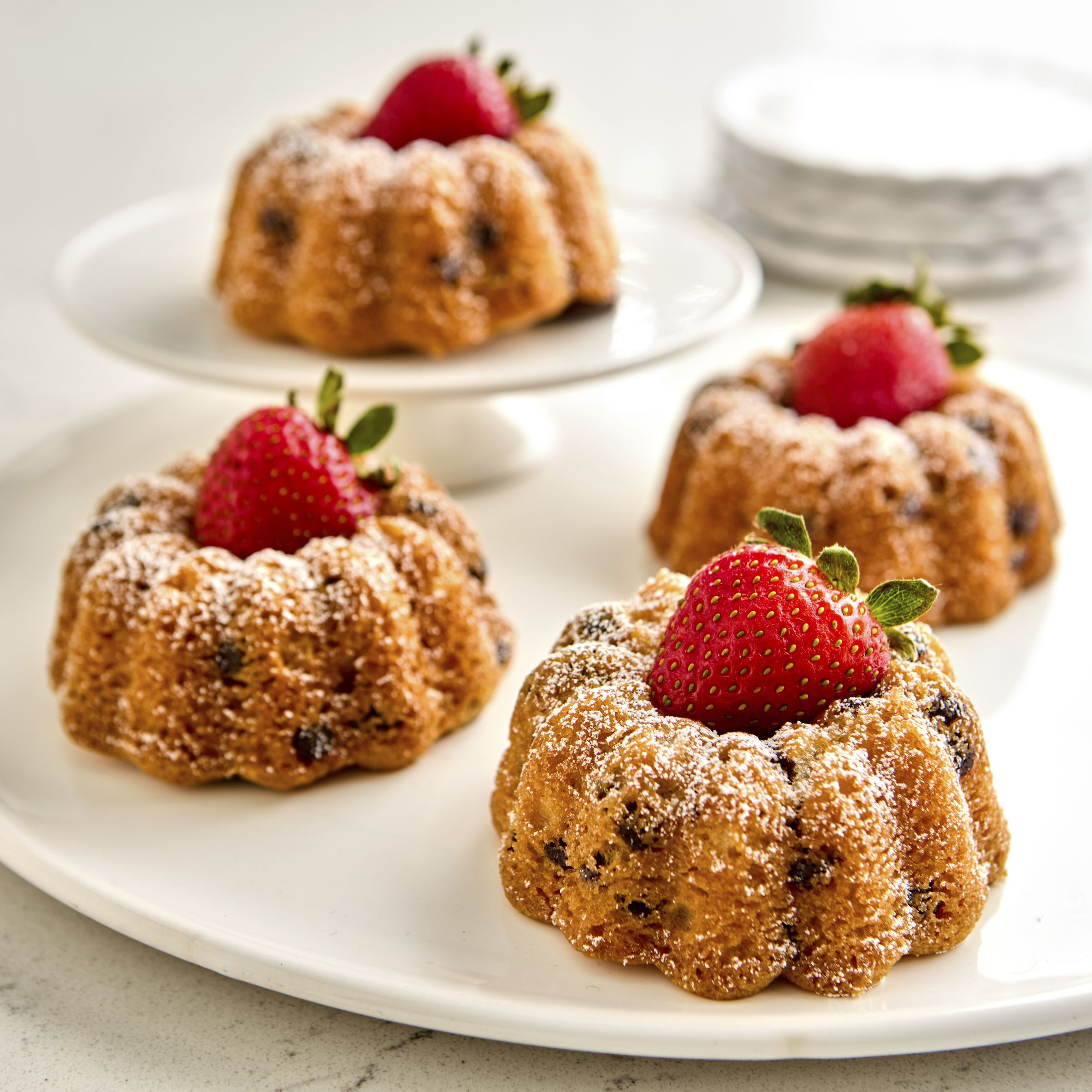  Styled Pillsbury Frozen Baked Filled Bundt Muffin Bulk Chocolate Chip Fudge 48/2.5 oz