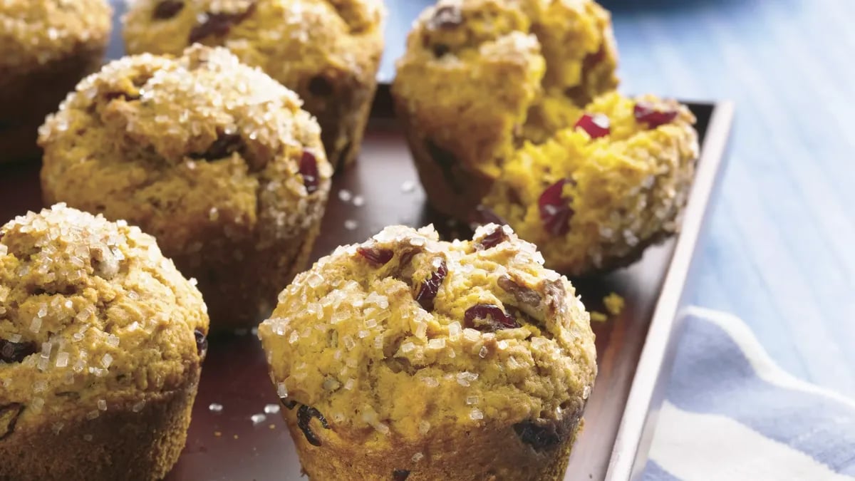 Pumpkin-Cranberry Muffins