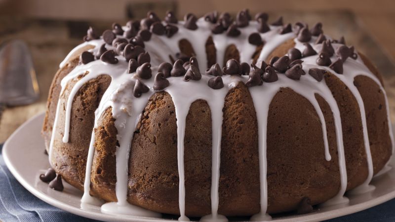 Pumpkin-Chocolate Pound Cake