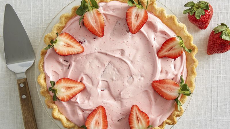 Strawberry Fluff Pie