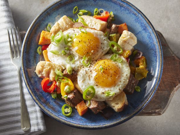 Brisket Biscuit Hash