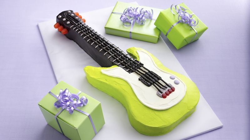 Guitar sales cake mold