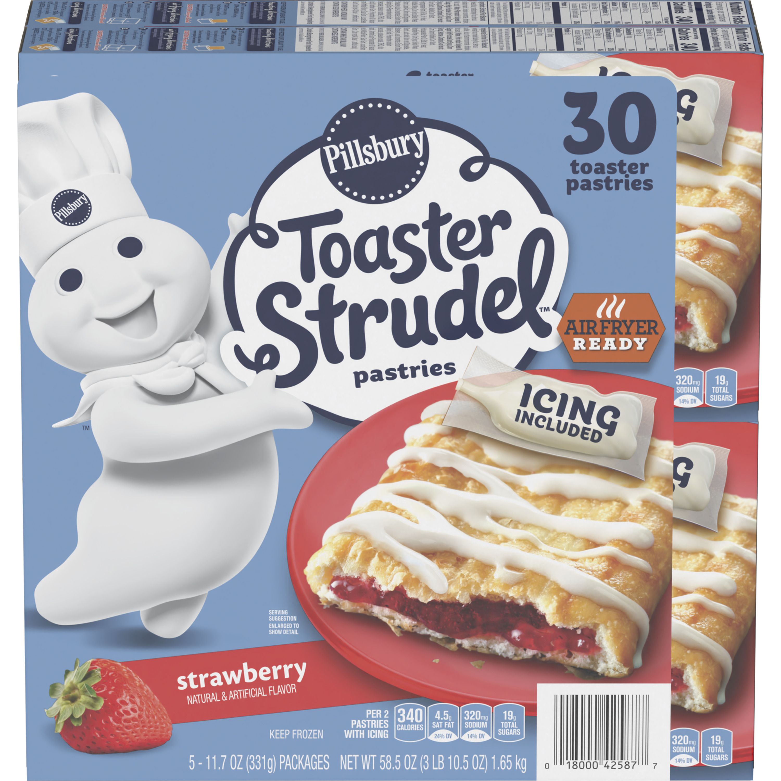 Pillsbury™ Strawberry Toaster Strudel™ 30 Ct. - Front