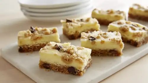 Chocolate Chip Cheesecake Bars