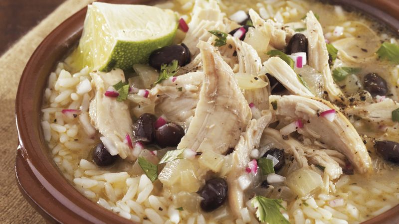 Slow-Cooker Caribbean-Style Chicken Soup with Lime and Cilantro