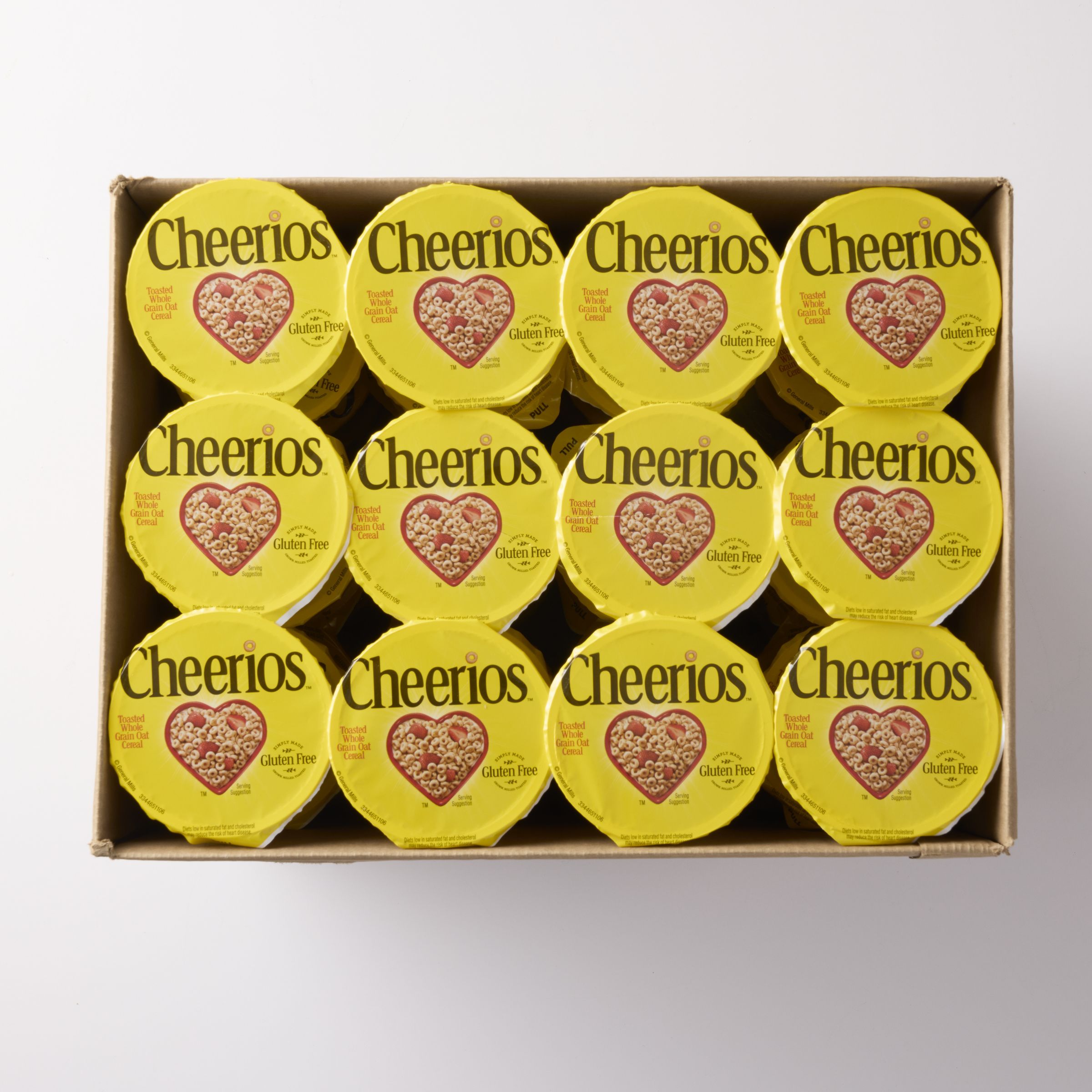  Open Case Cheerios Gluten Free Cereal Single Serve Cup 60/1.3 OZ
