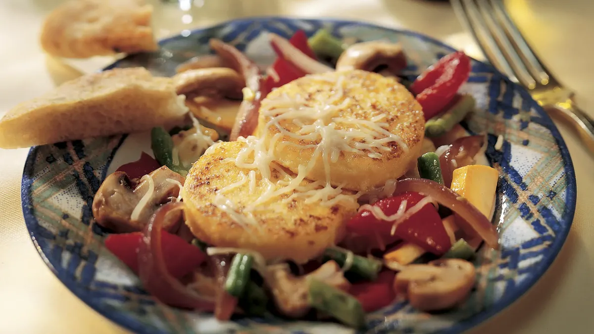 Polenta with Garden Vegetables