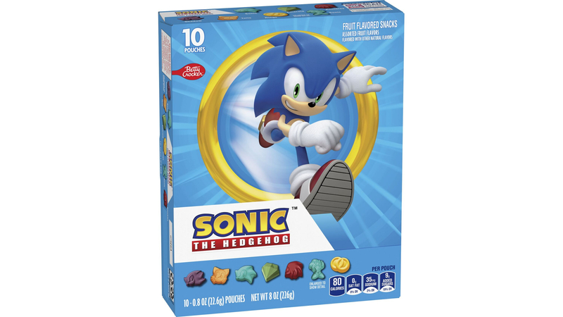 Betty Crocker™ Fruit Flavored Snacks Sonic The Hedgehog | Betty