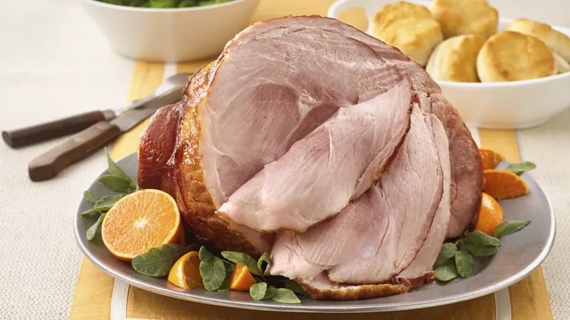 Baked Ham with Brown Sugar-Orange Glaze