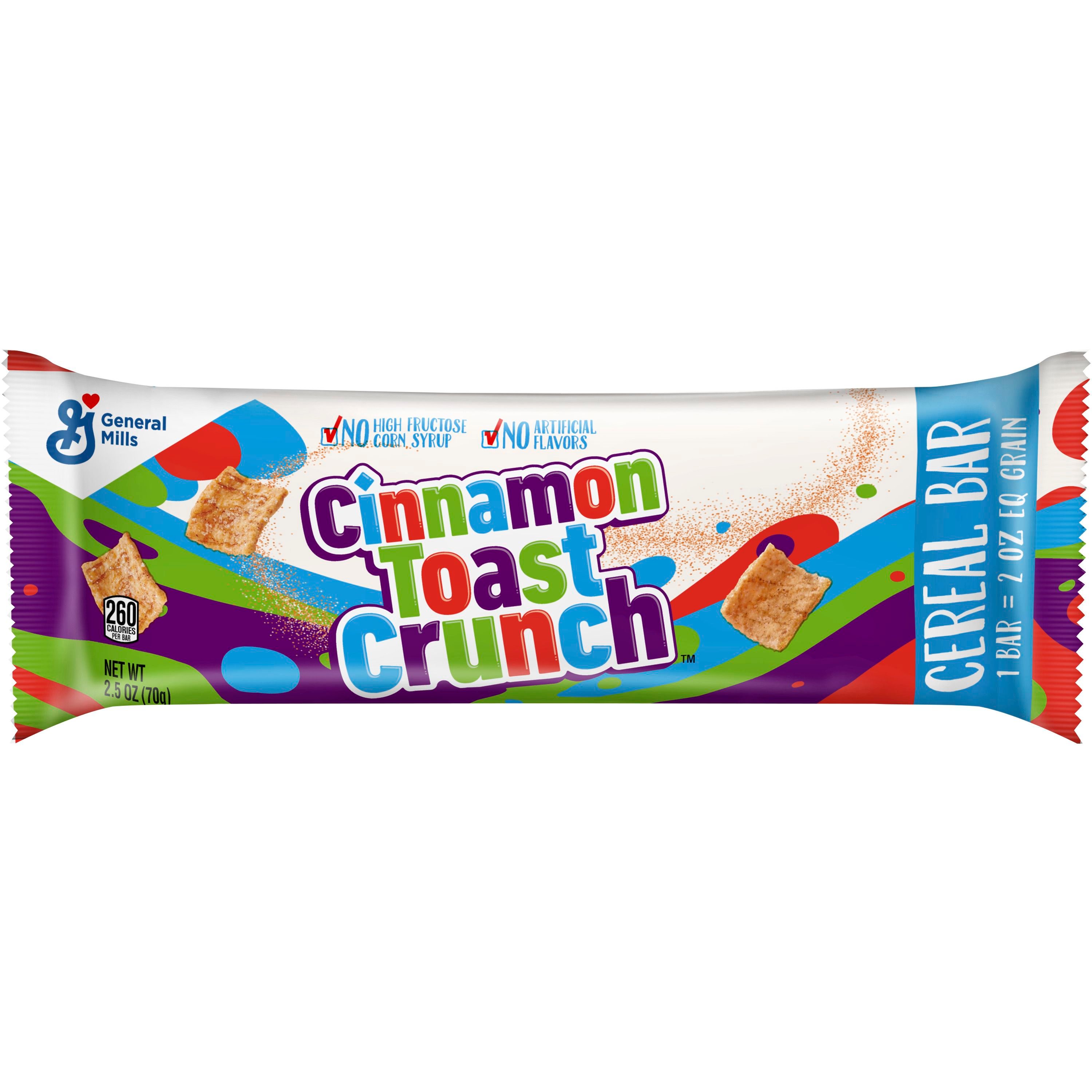 Front - 3D Cinnamon Toast Crunch(TM) 2 oz Equivalent Grain Cereal Bars (48 ct) 2.5 oz