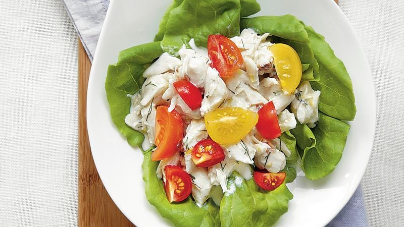 Crab Salad with Buttermilk Dressing