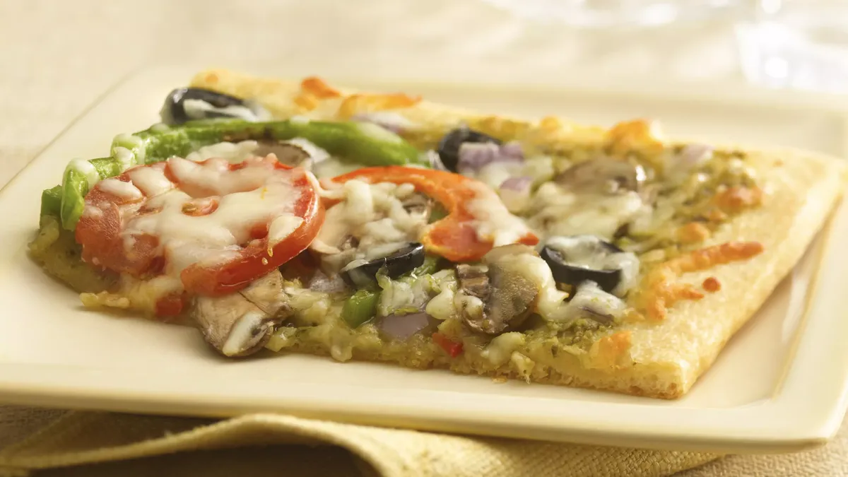 Pesto Veggie Pizza