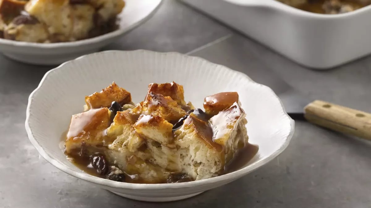 Bread Pudding with Bourbon Sauce