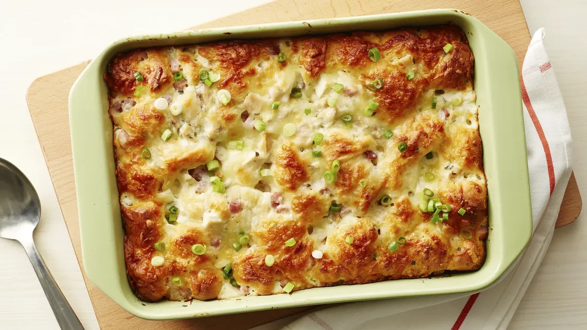 Chicken Cordon Bleu Bubble-Up Bake