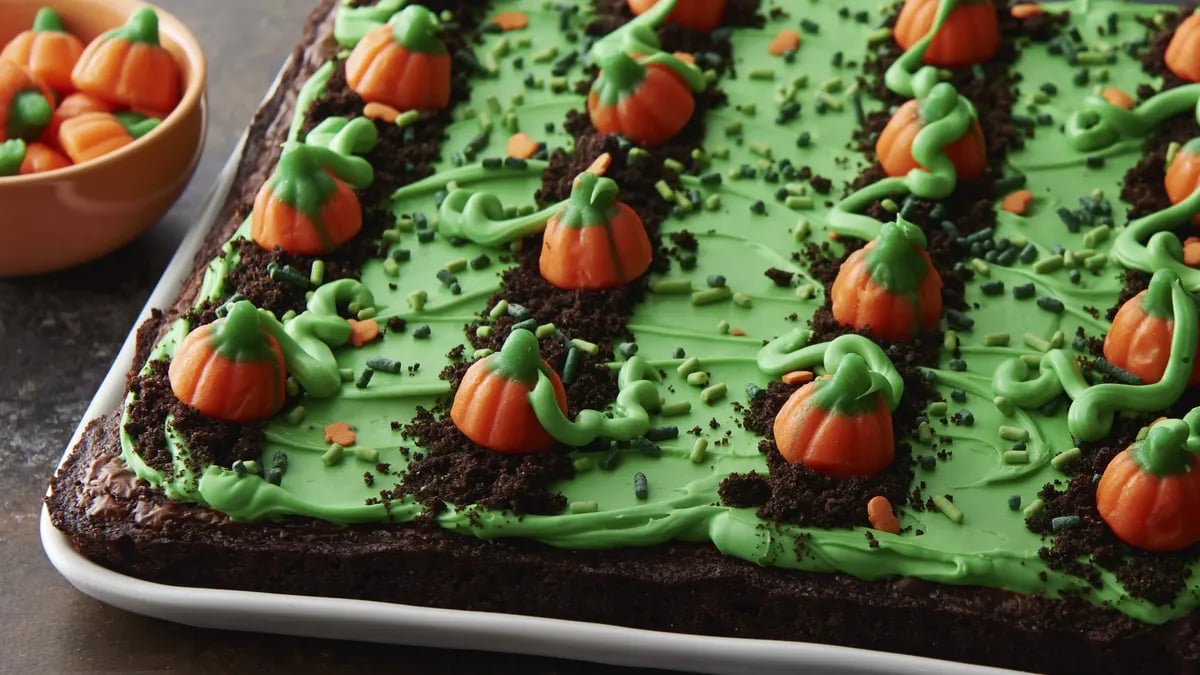 Pumpkin Patch Brownies