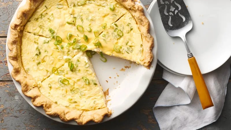 Three-Cheese Quiche