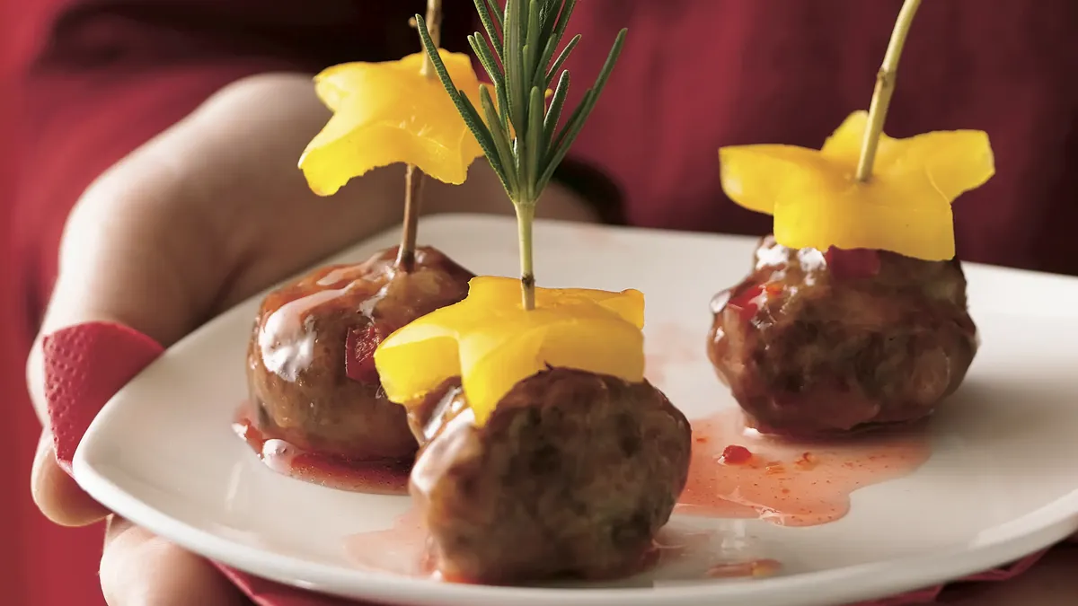 Sweet and Spicy Meatballs