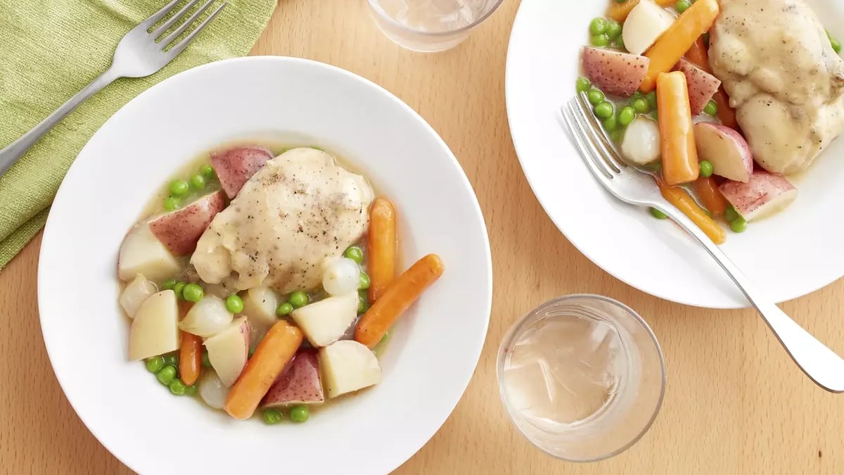 Slow-Cooker Chicken Pot Roast Dinner