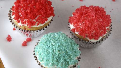 Popping Rock Candy Cupcakes-image