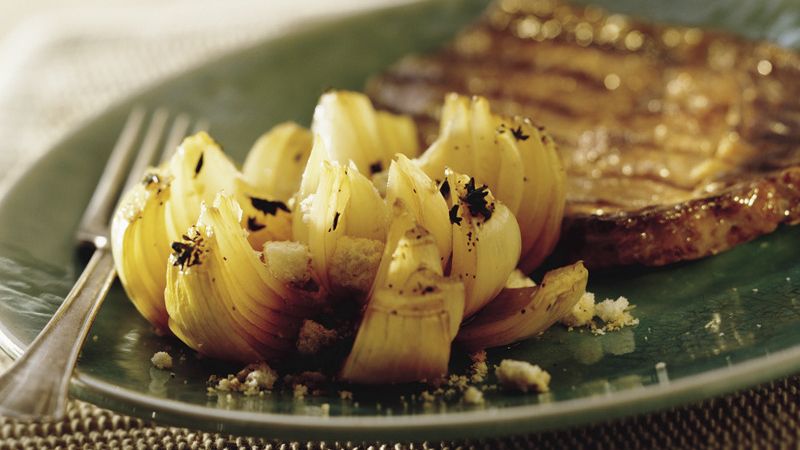 Grilled Tangy Onion Flowers