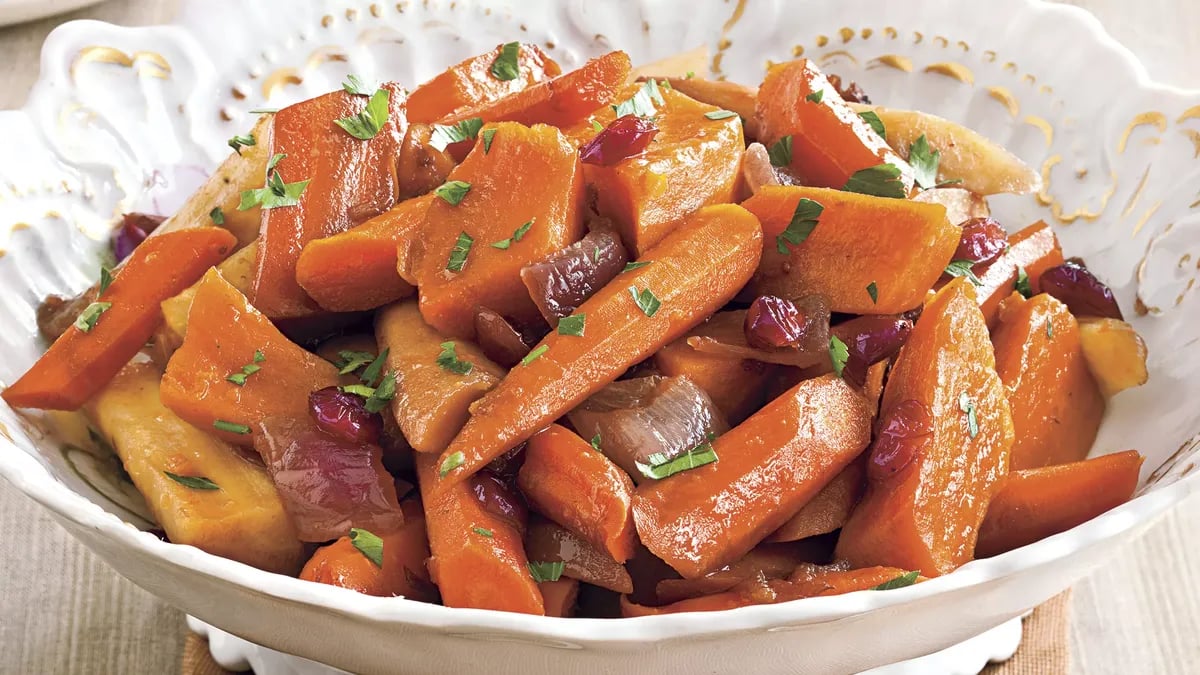 Slow-Cooker Balsamic Root Vegetables