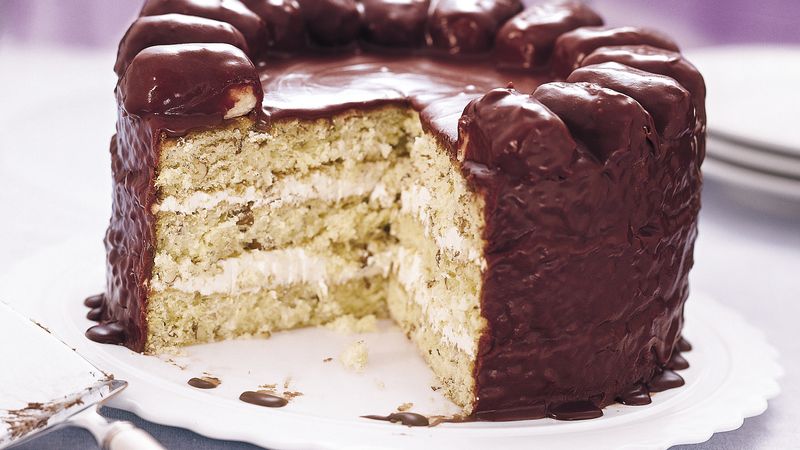 Chocolate-Coconut Candy Bar Cake
