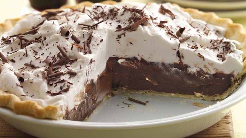 Dark Chocolate Stout Cream Pie
