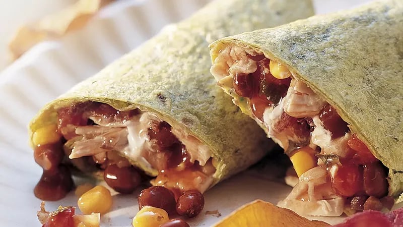 Adobe Chicken Wraps