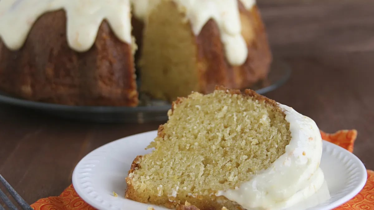 Orange Yogurt Bundt Cake