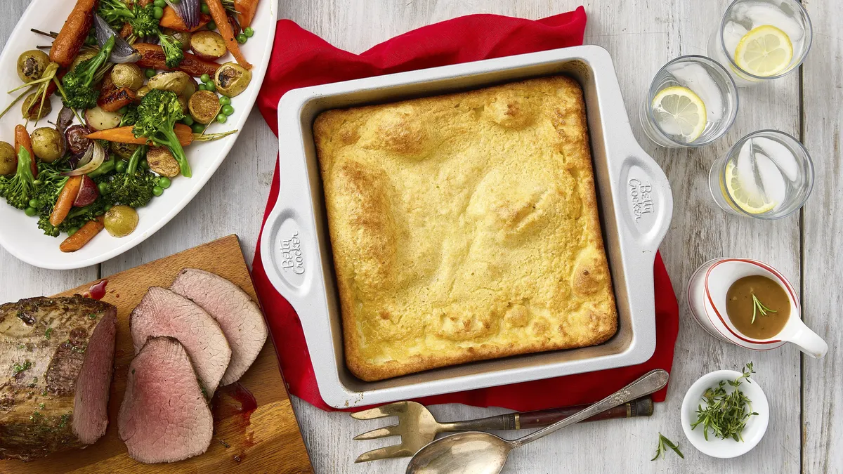 Easy Yorkshire Pudding Recipe Recipe BettyCrocker Easy yorkshire pudding recipe recipe bettycrocker