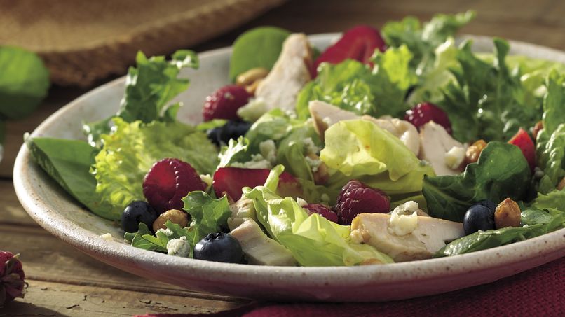 Chicken and Fresh Berry Salad