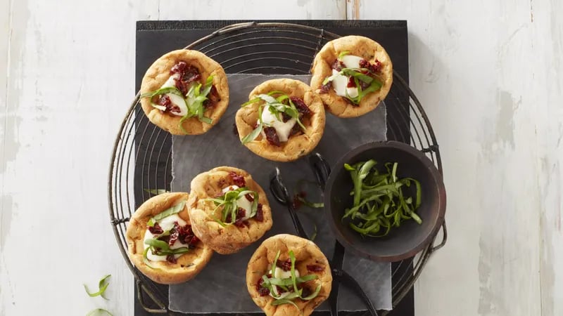 Gluten-Free Caprese Mini Dutch Babies