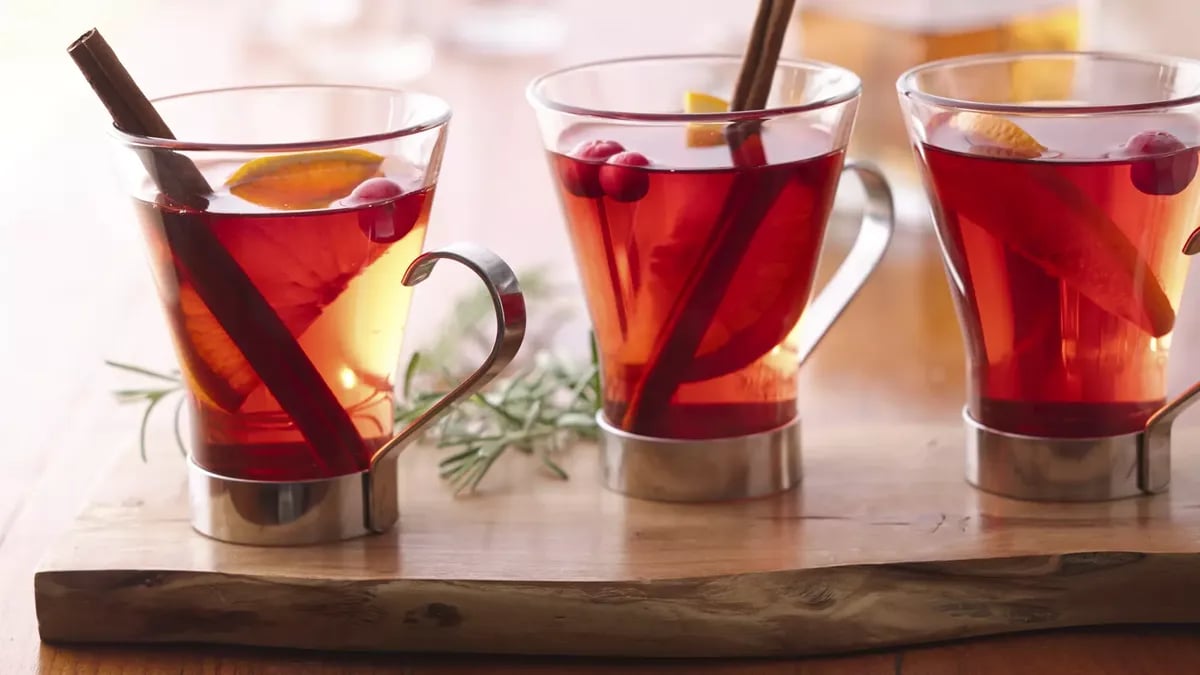 Hot Cranberry-Apple Cider