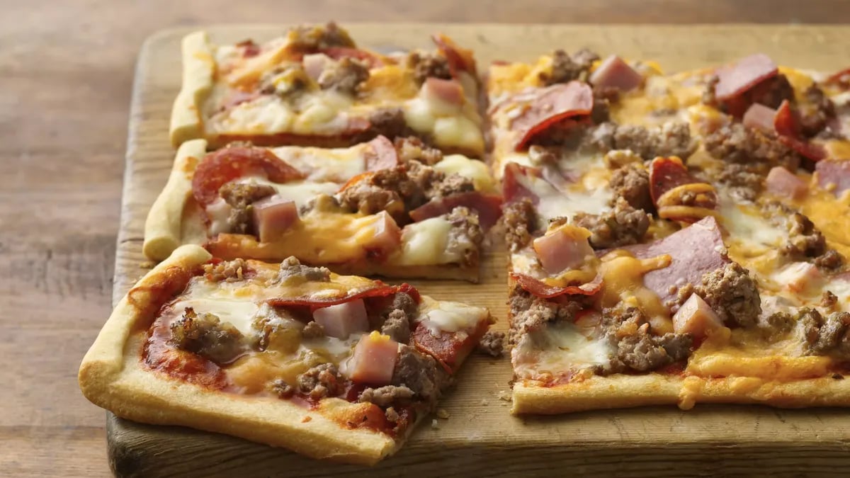 Mega-Meat Pizza