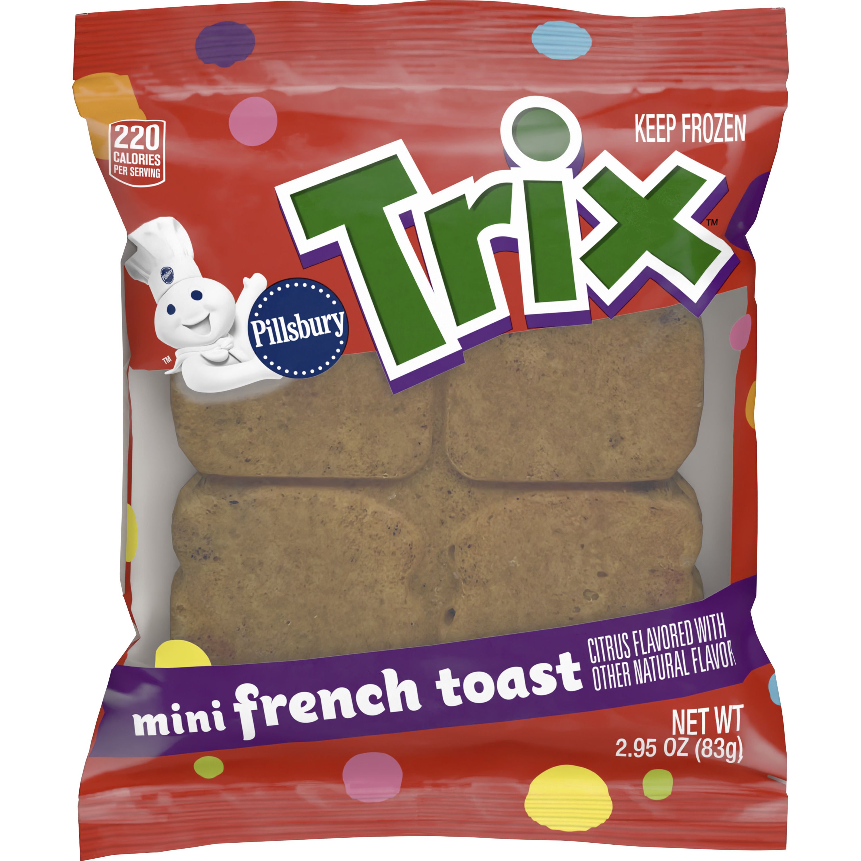 Pillsbury™ Frozen Mini French Toast Triple Berry Blast 2.64 oz