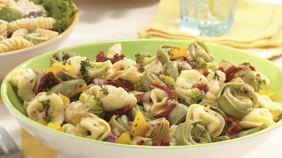 Italian Tortellini-Vegetable Salad