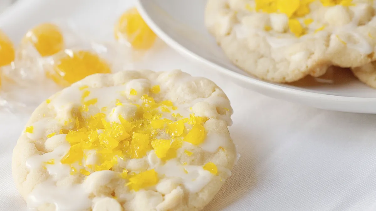 White Chocolate Lemon Cookies