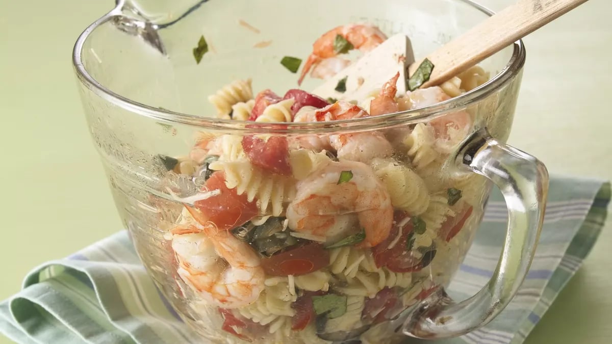 Warm Italian Shrimp Salad