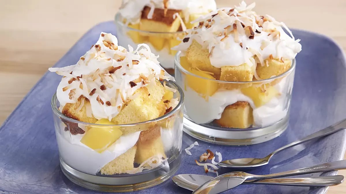 Mango-Coconut Parfaits