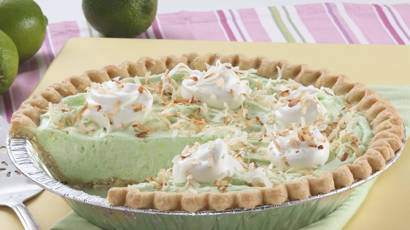 Creamy Lime Colada Pie