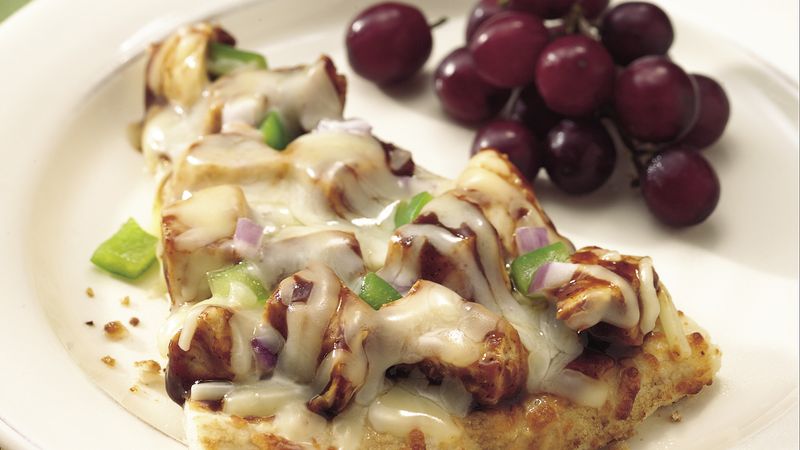 Grilled Barbecue Chicken Pizza