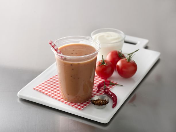 Spicy Tomato Juice Blenderless Smoothie